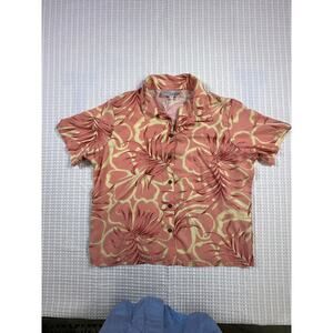 Young Hawaii By IOLANI Women's size Lg Hawaii Island life Tropical Shirt